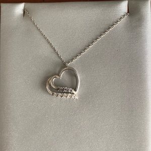 Heart necklace from Zales